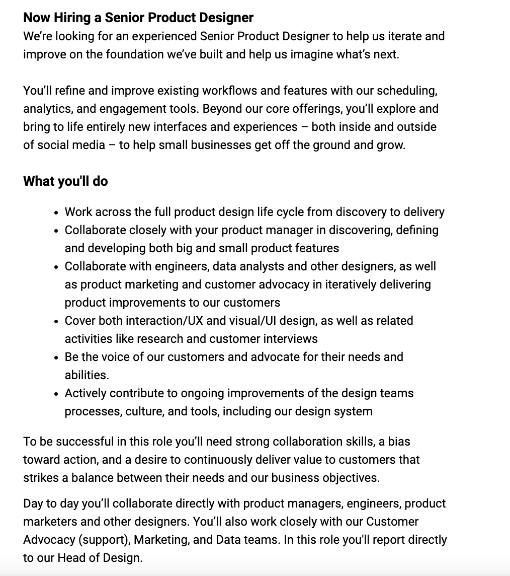 How to write job descriptions that convert (examples)