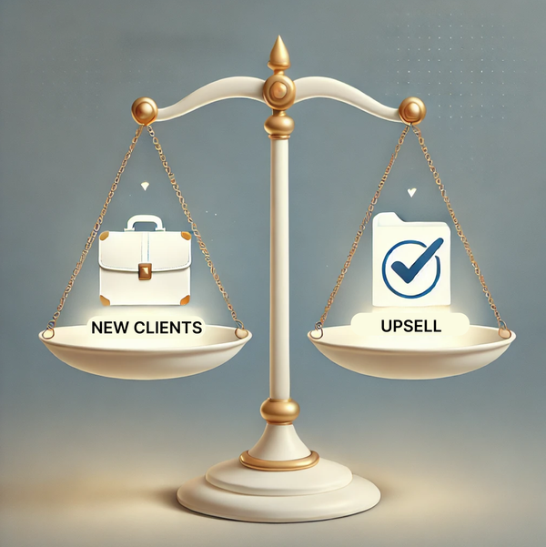 New Clients vs. Upsell: The 50% Rule for Recruitment Agencies